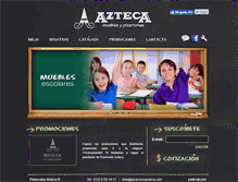 Tablet Screenshot of pizarronesazteca.com